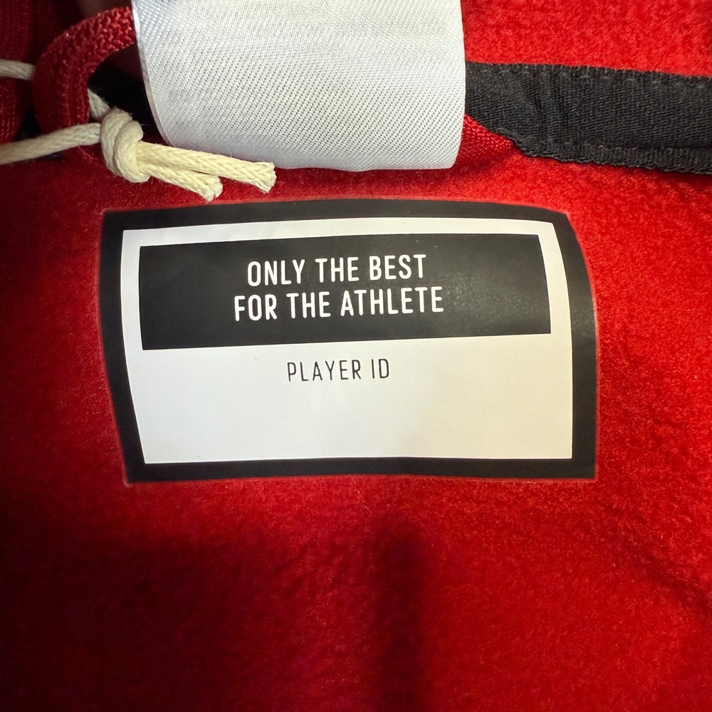 Adidas Nebraska Cornhuskers Full Zip Hoodie Mens Medium Red Sweatshirt NWT - Picture 6 of 10